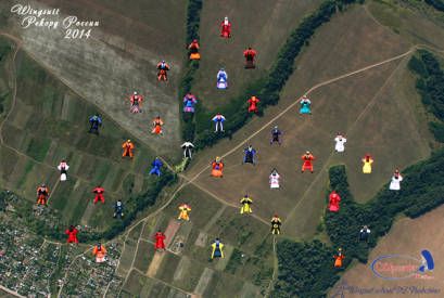 Wingsuit 39-way в Пущинском небе